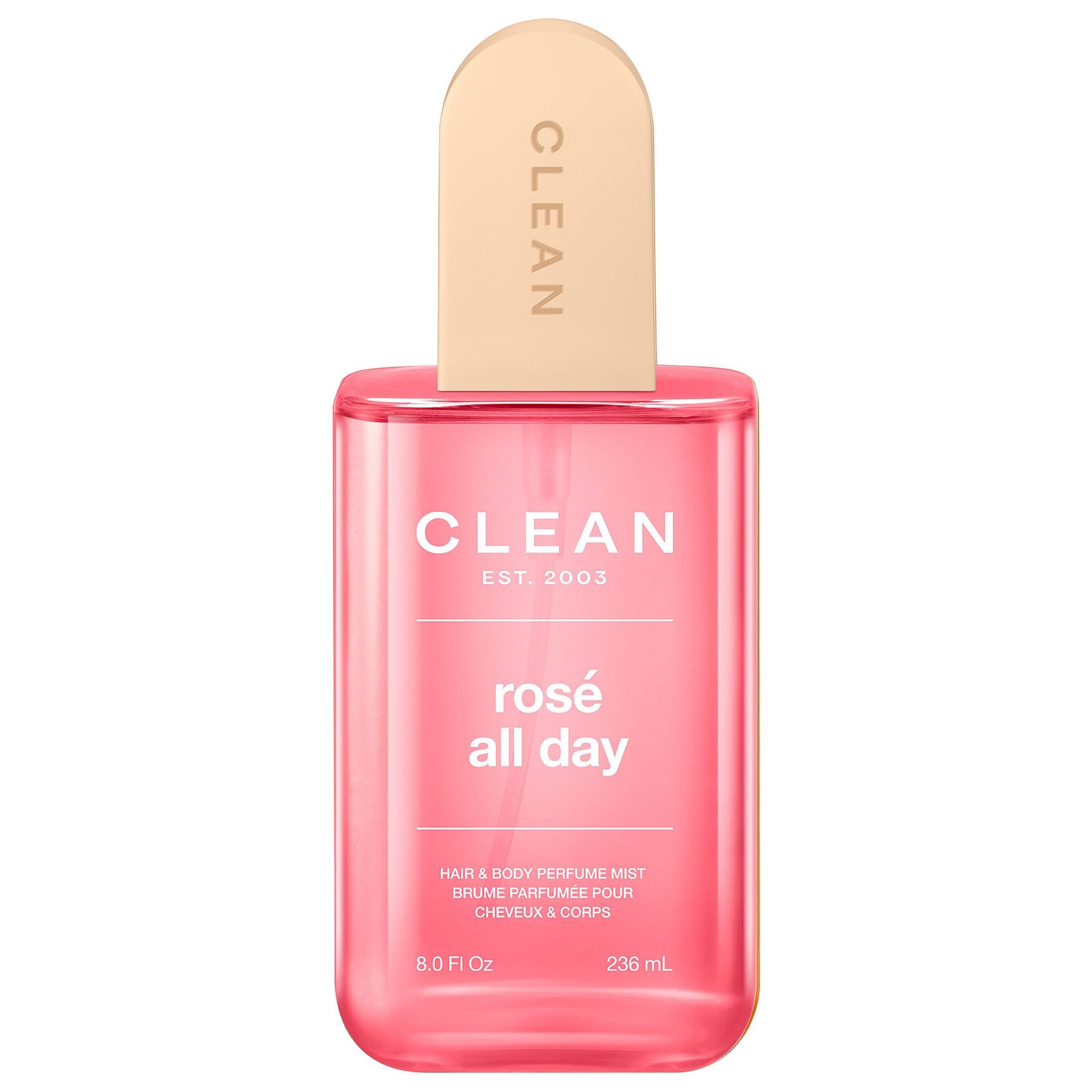 Clean - Rosé All Day Hair & Body Perfume Mist 236 ml