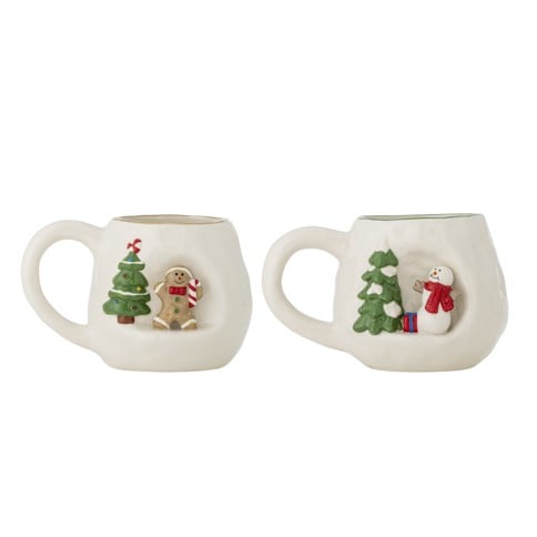 Bloomingville - Ryne Mug - White - Stoneware