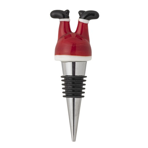 Bloomingville - Lynn Wine Stopper - Red - Glass