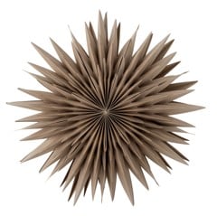Bloomingville - Elijas Stern mit Licht - Braun - FSC® Mix, Papier