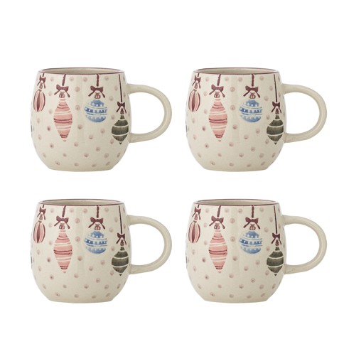 Bloomingville - Ornamentia Becher - Bunt - 10 cm H x 8 cm D