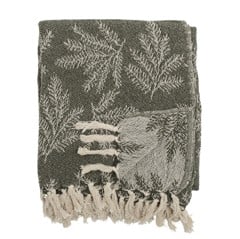 Bloomingville - Gabriela Throw - Green - Recycled Cotton