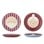 Bloomingville - Granny Plate - Red