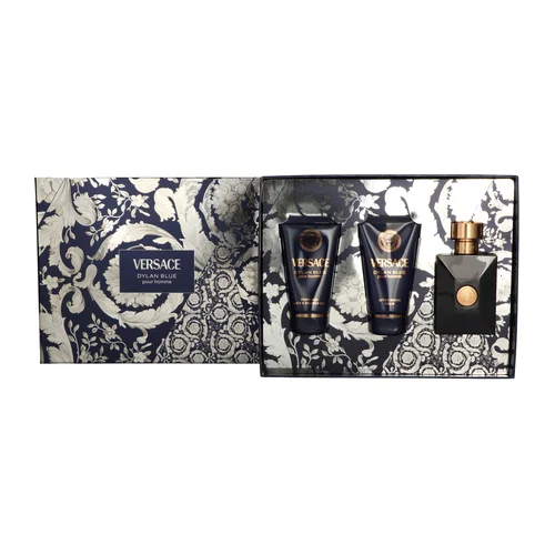 Versace Dylan Blue - 100ml EDT Spray  - 150ml Shower Gel  - 5ml EDT