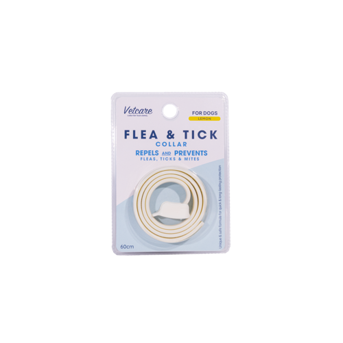 vetcare - Flea & Tick Collar For Dog - Lemon - 60cm