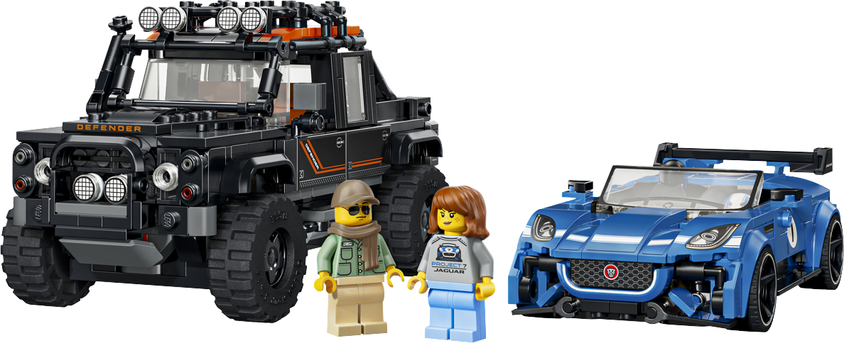 LEGO - Speed Champions - Jaguar Project 7 och Land Rover Defender (77264)