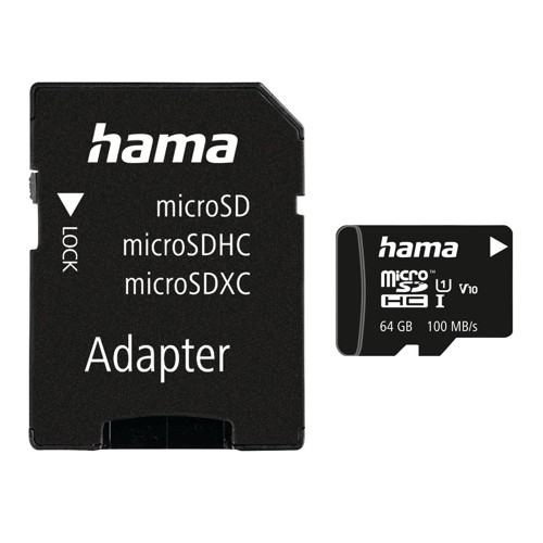 Hama - Micro SDHC Class 10 UI V10 - 100MB/s