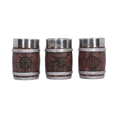 Nemesis Now - One Piece - Barrel Shot Glass Set (Gift Box - Set of 4)