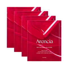 Arencia - Red Collagen Jello Mask - Red - 4 pcs.