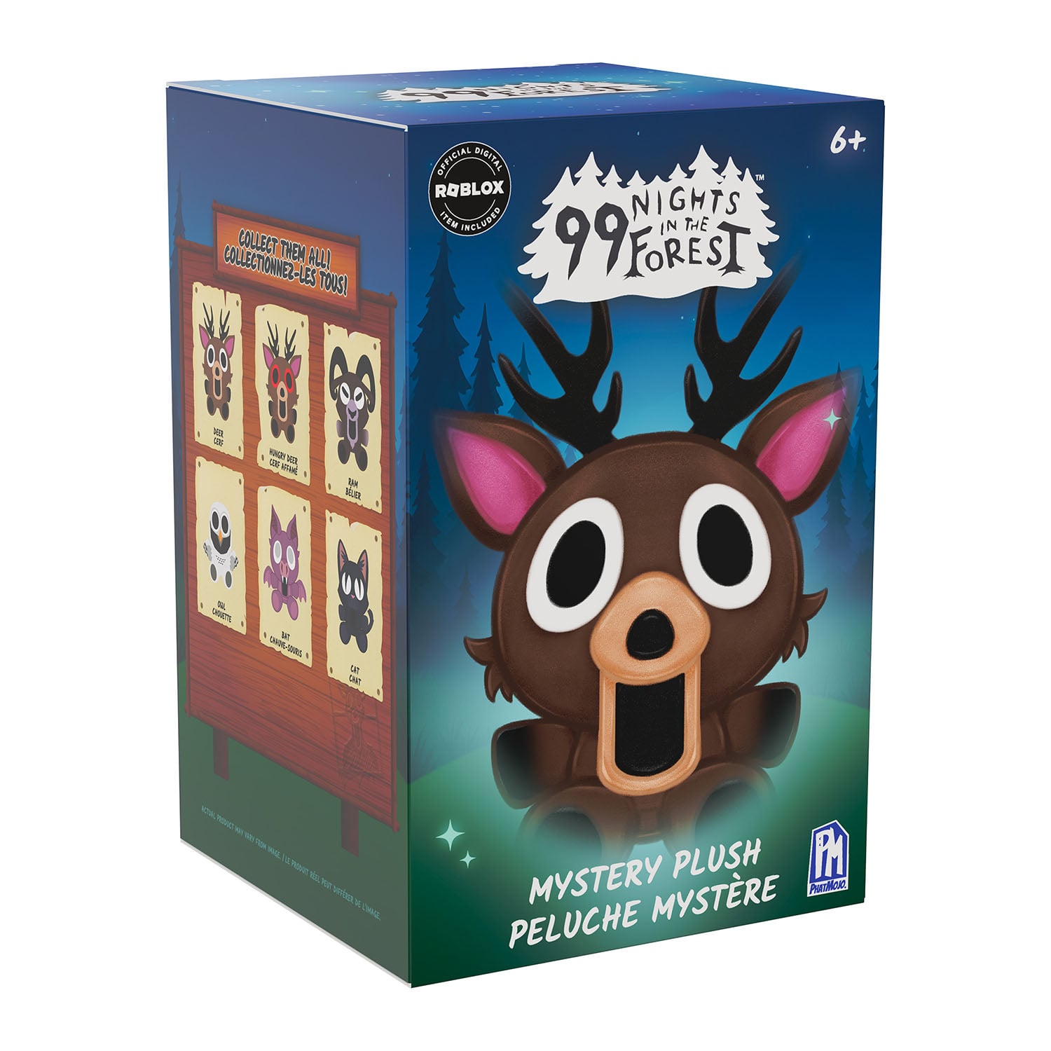 Prishistorik for Roblox - Bamse 99 Nights - 5" Mystery Chibi Blind Box Collectible Plush (Assorted Wave 1 Cdu)