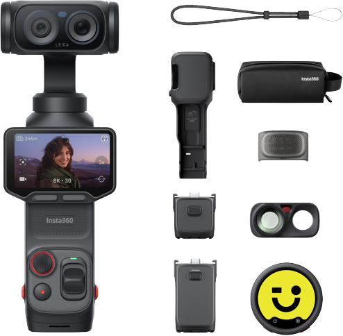 Insta360 - Luna Ultra Creator Bundle - Leica-gimbalkamera med 1" sensor for stabil video