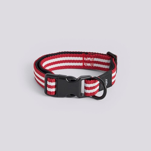 HAY - Flat Dog Collar - S/M – Red