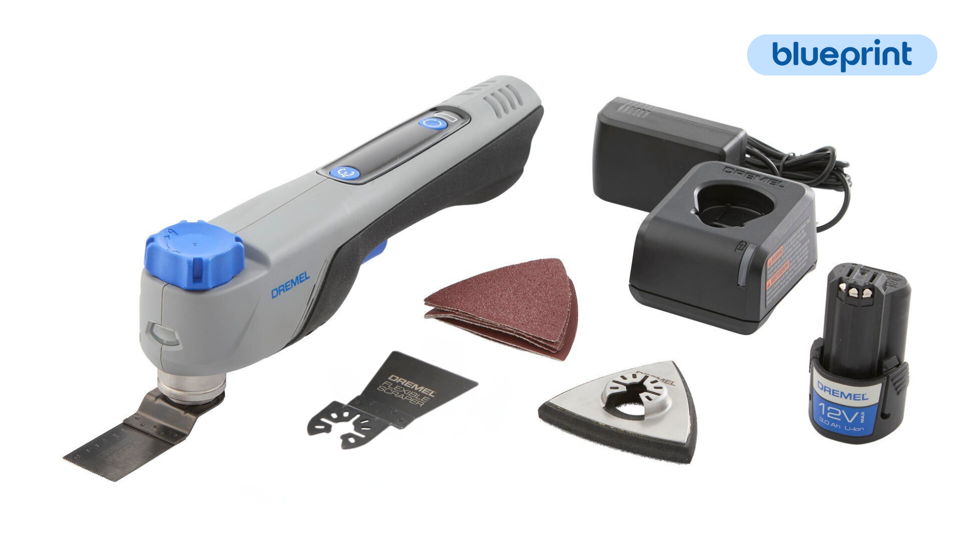 Dremel - Blueprint MM12V-S1 - Draadloos 12V Multitool voor Zagen, Schuren & Schrapen