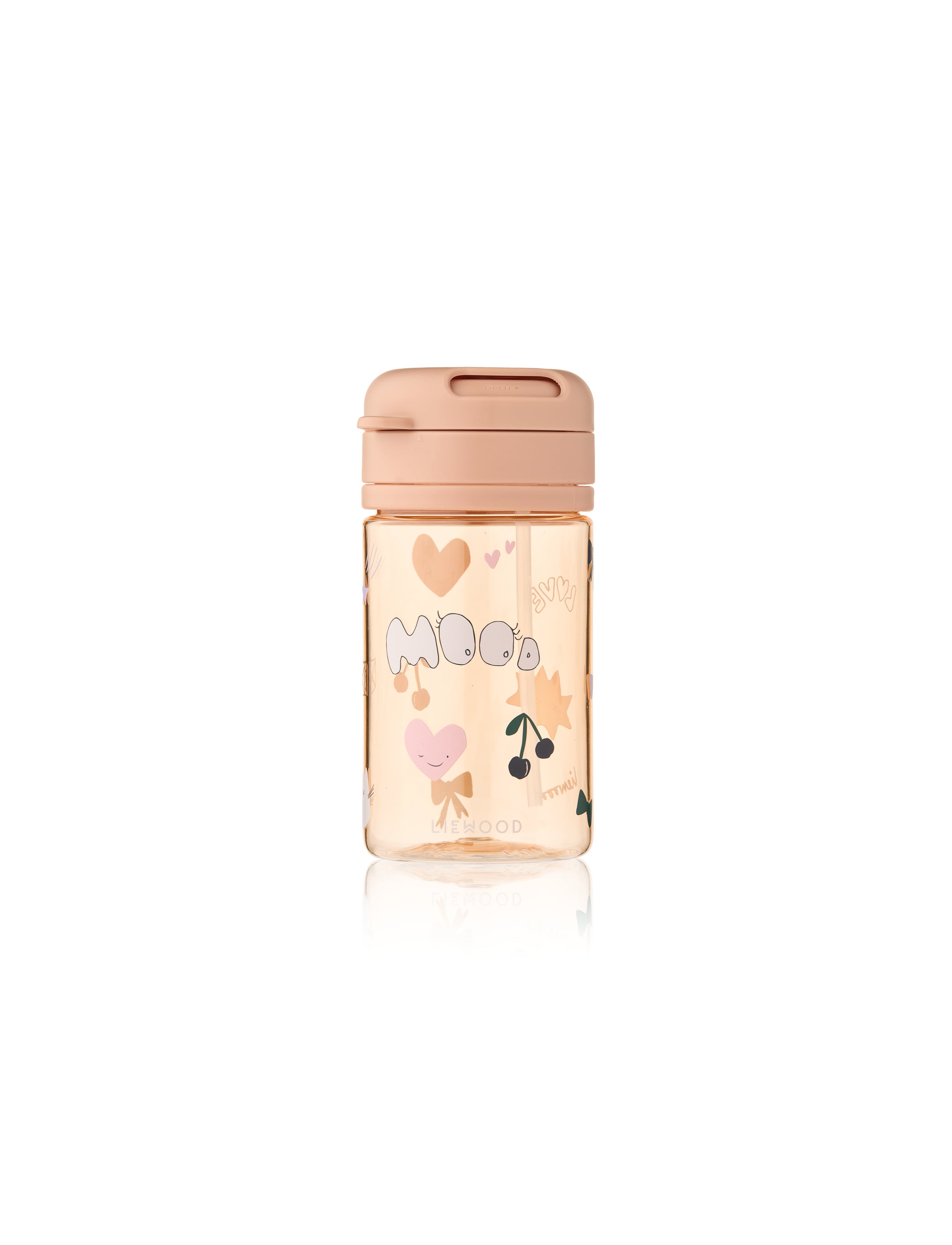 Liewood - Pavia Tritan kop med sugerør - Mood / Pale Tuscany - 500 ml