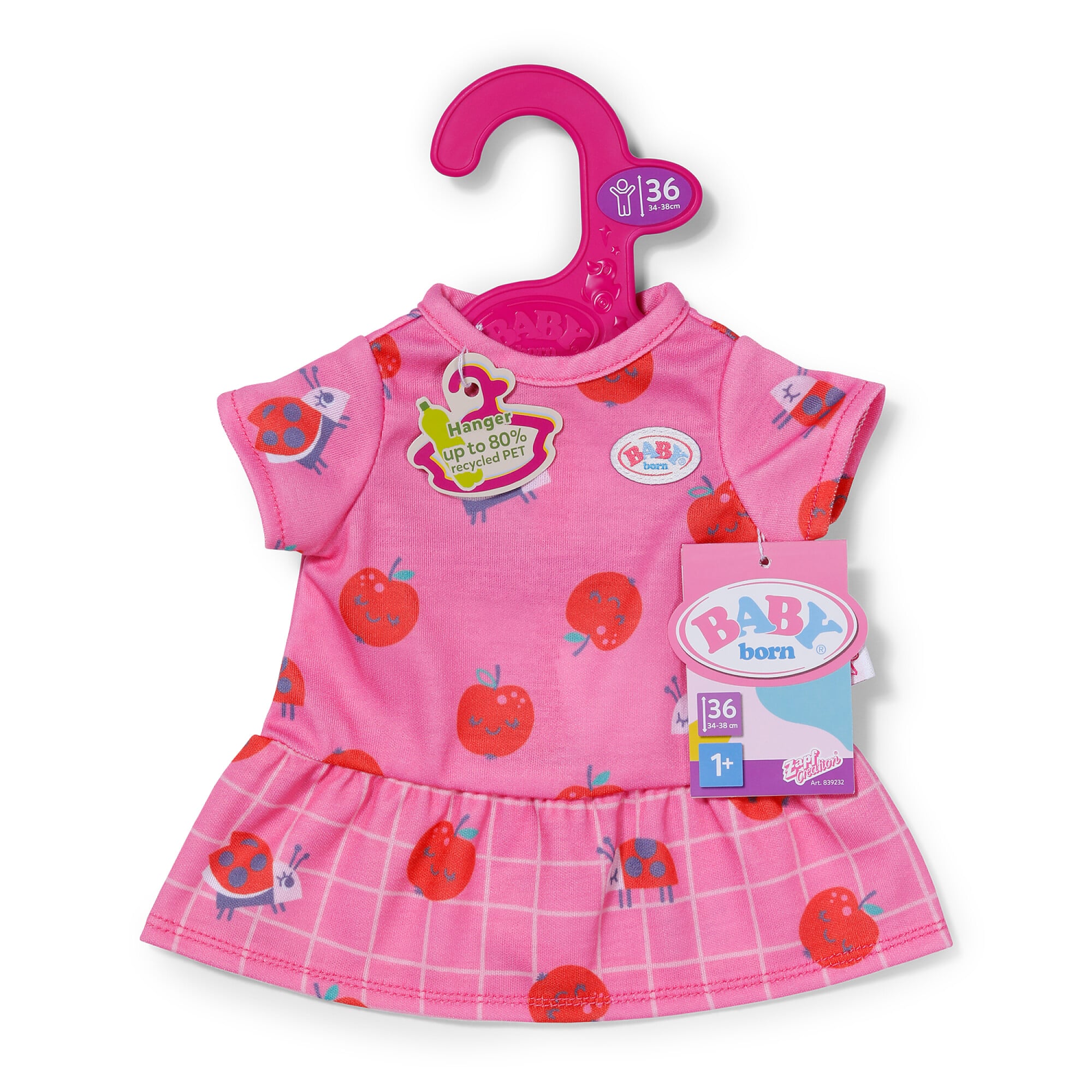 Baby Born - Kjole Pink 36 cm