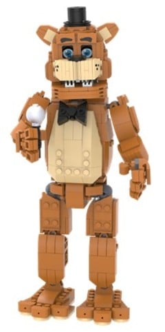 BLDR - Five Nights at Freddy's Freddy Fazbear Bygg-Själv Figur