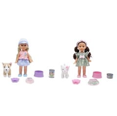 Happy Friend - Docka 30 cm med husdjur och tillbehör – flera varianter
