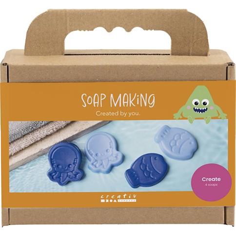 DIY Kit  - Craft Kit Soap Making, Sea animals, blue, 1 pack (977785)