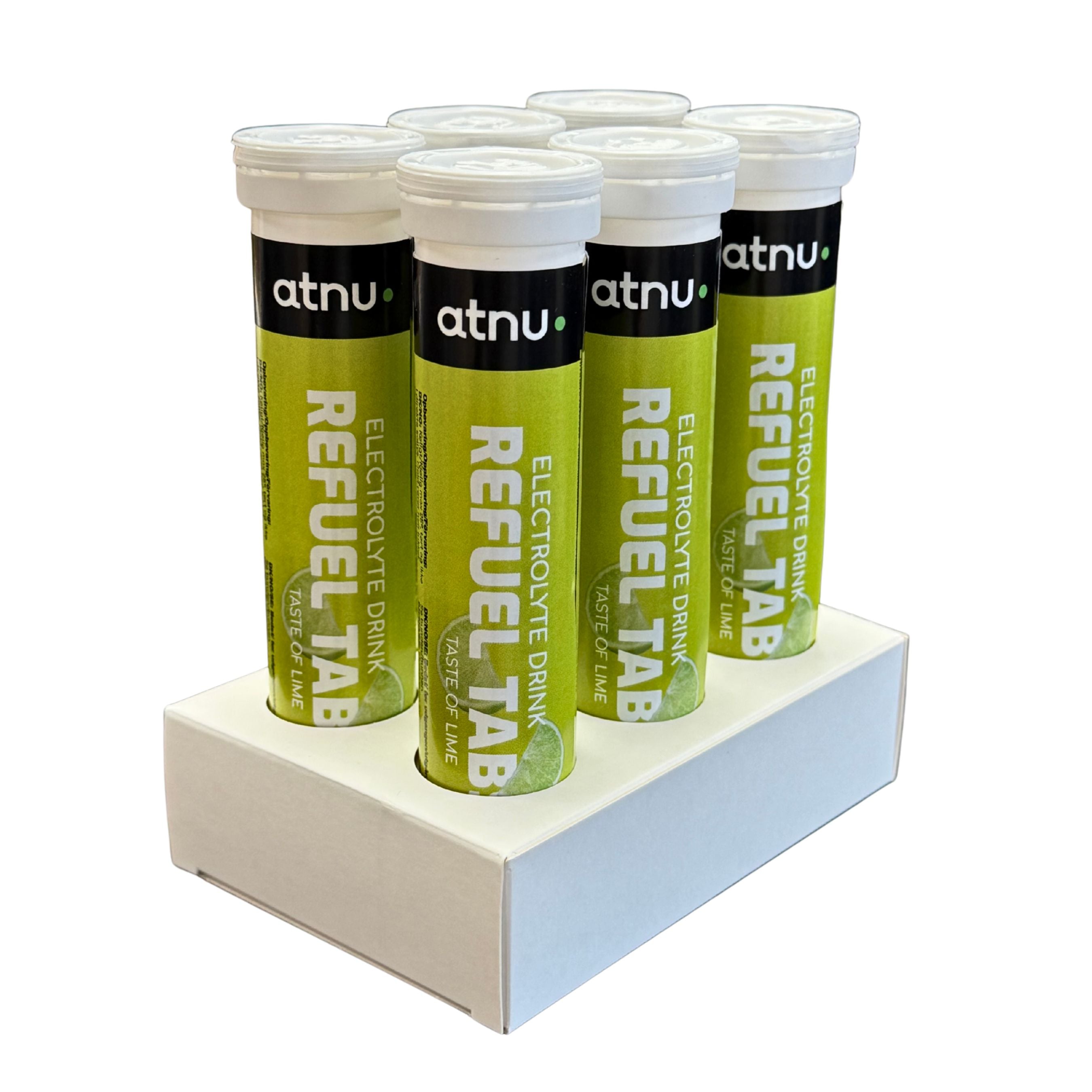Atnu - Refuel Electrolyte Lime Boks - 6 stk
