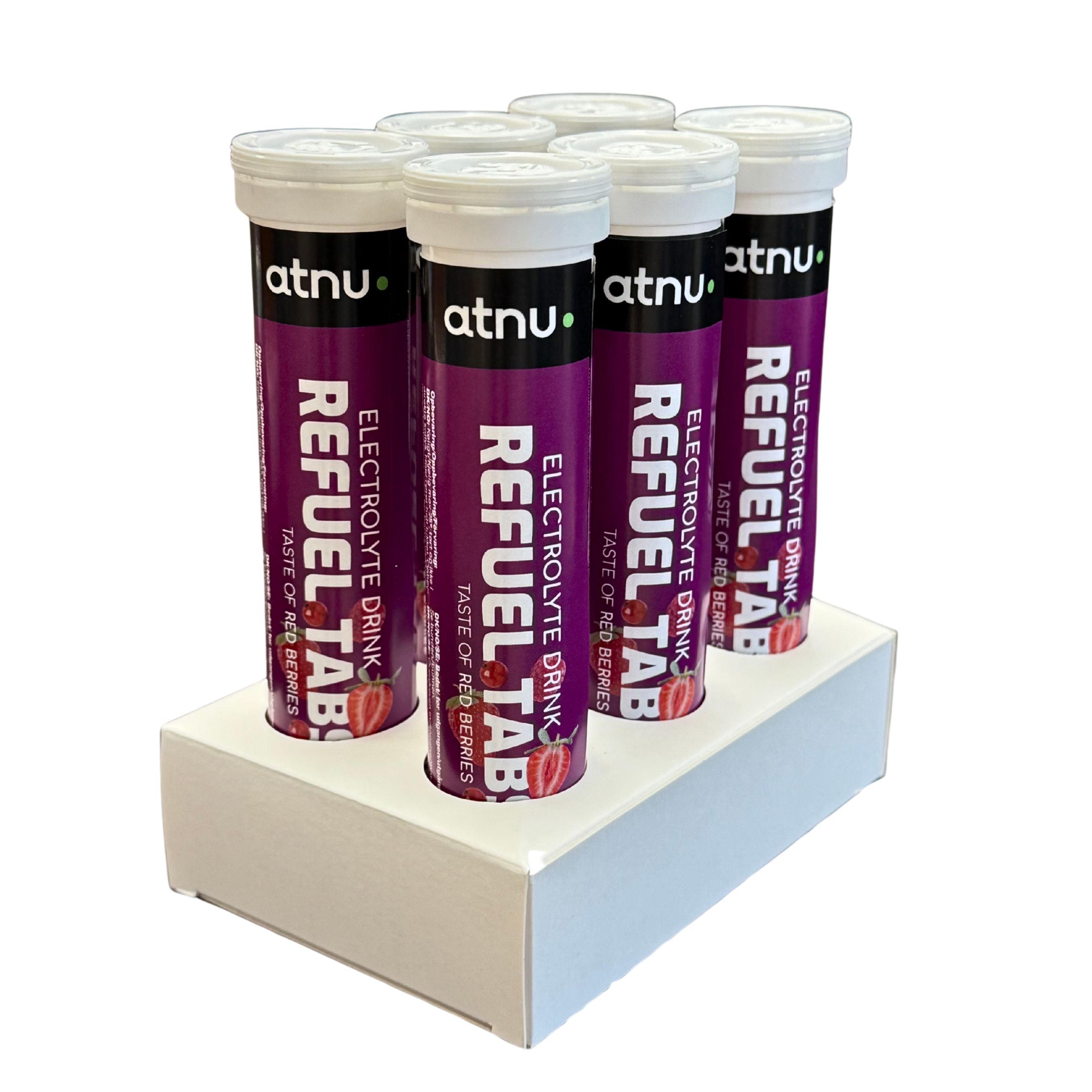 Atnu - Refuel Electrolyte Red Berries Box - 6 stk.
