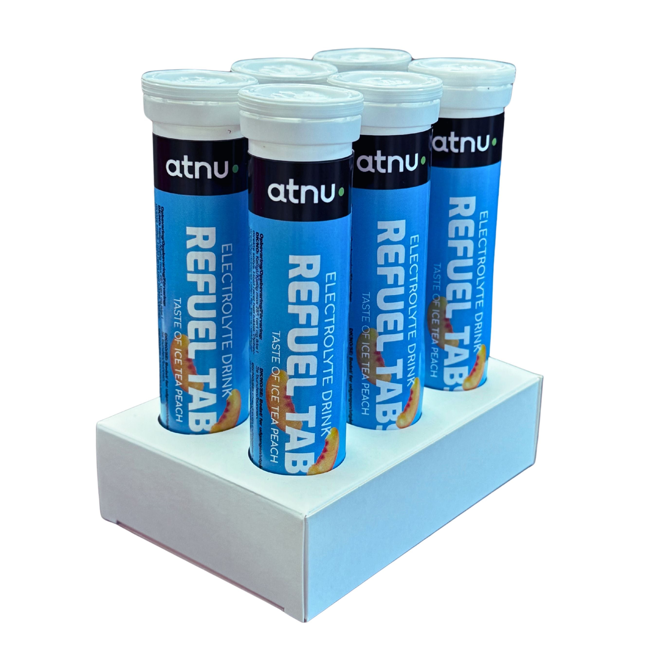 Atnu - Refuel Electrolyte Ice Tea Peach - 6 stk.
