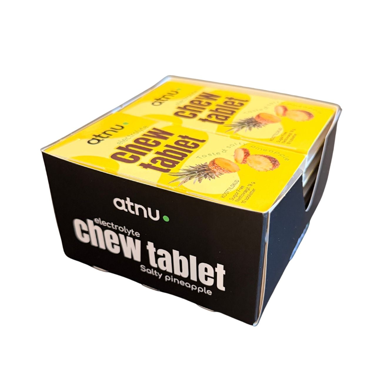 Atnu - Electrolyte Chew Tablet Pineapple Box - 12 stk.