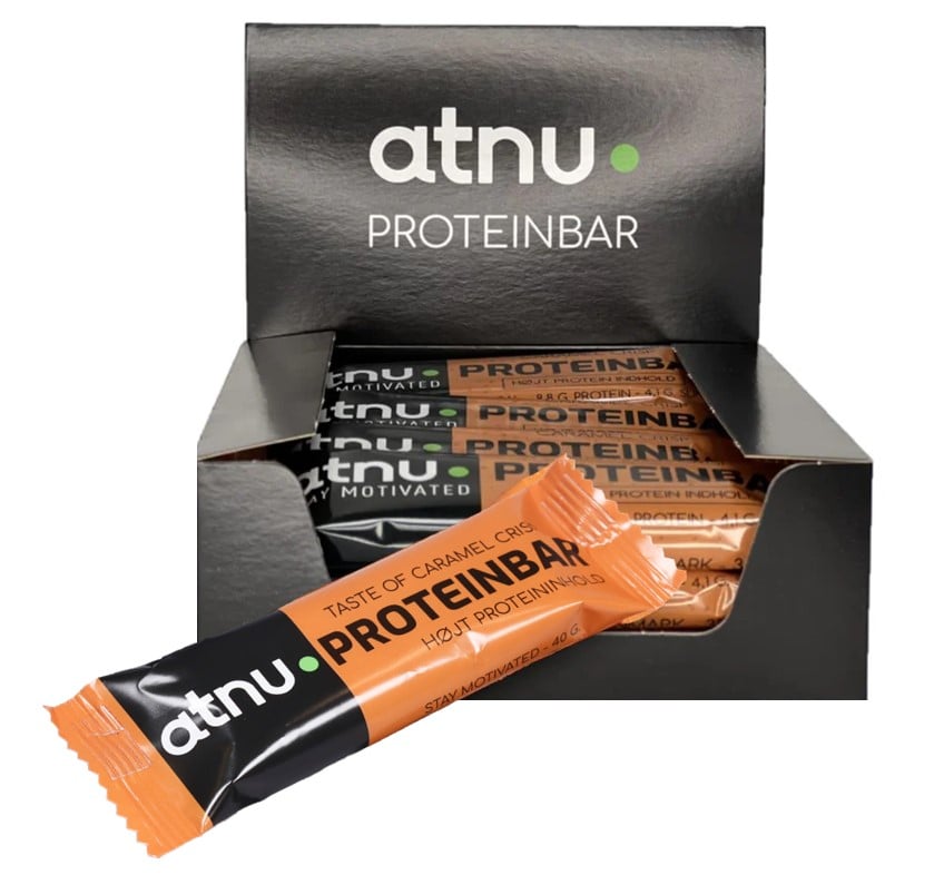Atnu - Proteinbar Caramel Crisp Box - 12 stk.