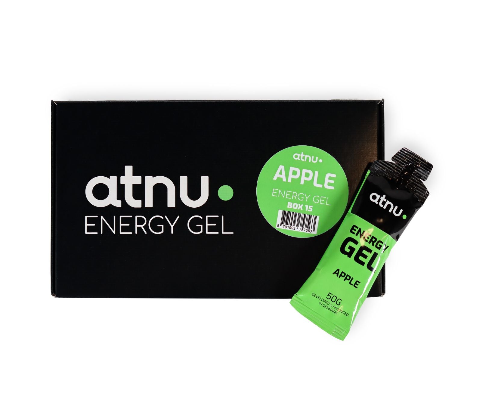 Atnu - Energy Gel Appel Box - 15 stk.