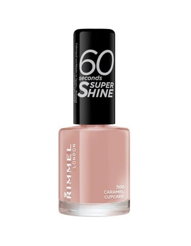 Rimmel London - 60 Seconds Super Shine Nail Polish - 500 Caramel Cupcake - 8 ml