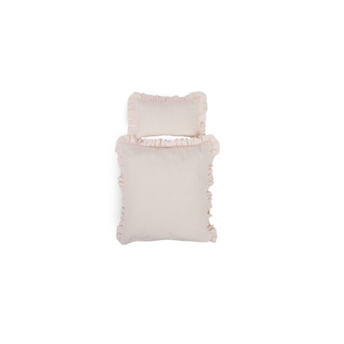 Smallstuff - Doll bedding, rose gingham (73040-04)