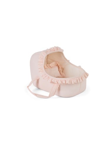 Smallstuff - Doll carrier, pillow and duvet, rose (73200-03)