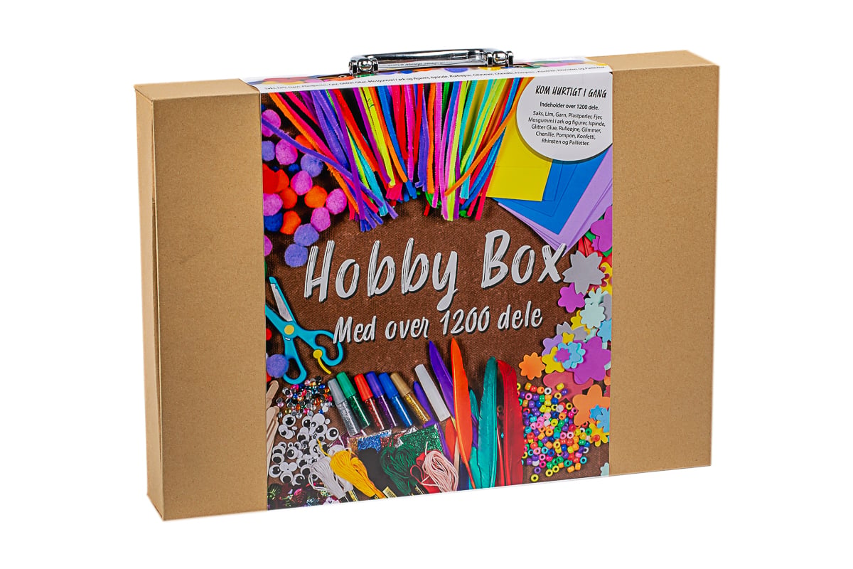 Hobby box med ca. 1200 dele