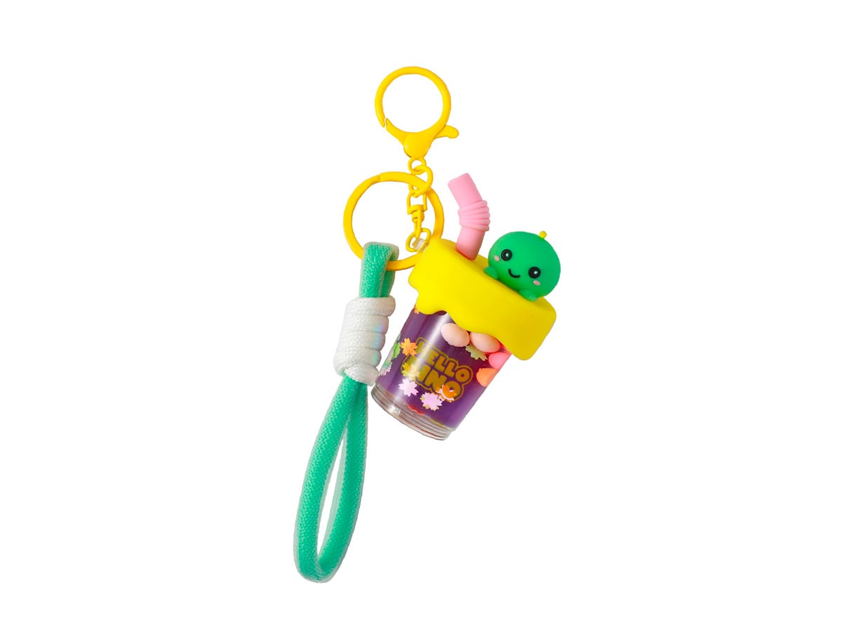 iTotal - Bubble Tea keychain HELLO DINO (XL3083)