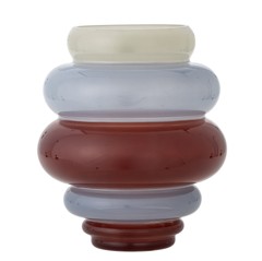 Bloomingville - Annhelene Vase - Bunt - Glas