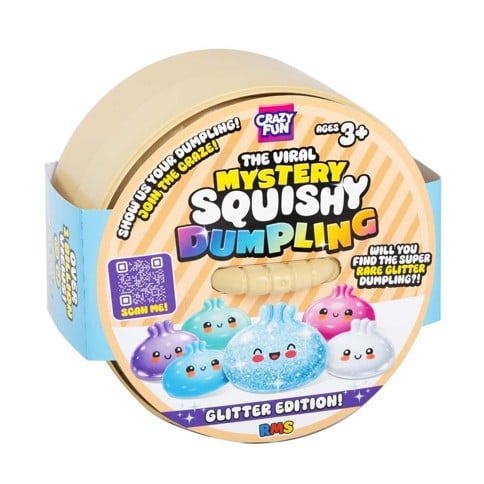 Squishy Dumplings - Rainbow Glitter 10CM (384-3385)