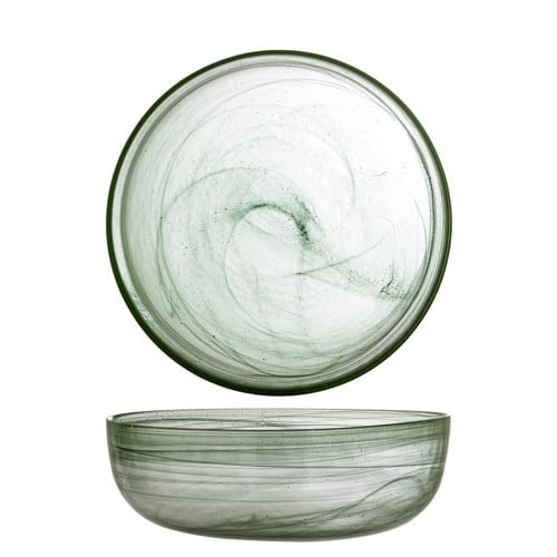 Bloomingville - Amelie Bowl - Green - Glass