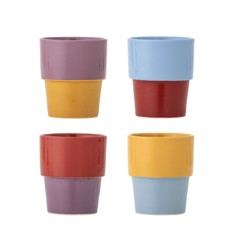 Bloomingville - Ewan Tasse - Bunt - Steingut