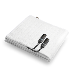 Duux Snooze Fleece Heizunterbett – King - 200×155 cm - 6 Heizstufen - 2 Zonen