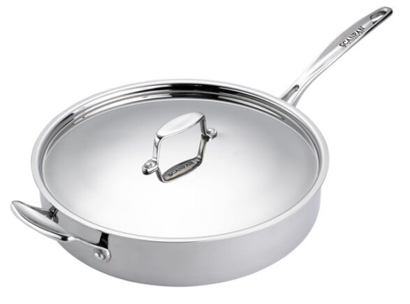 Scanpan - Fusion 5 Patelnia do Smażenia z Pokrywką - Indukcja - 26 cm - Stal Nierdzewna