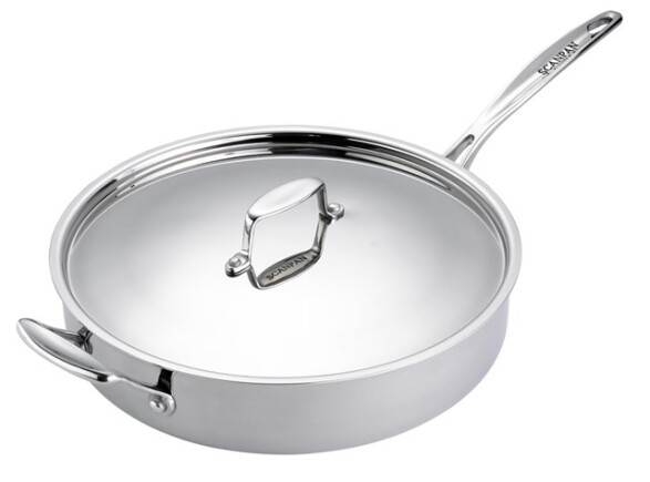 Scanpan - Fusion 5 Sautépanna med Lock - Induktion - 26 cm - Rostfritt Stål