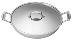 Scanpan - Fusion 5 Patelnia Szefa Kuchni z Pokrywką - Indukcja - 32 cm - Stal Nierdzewna