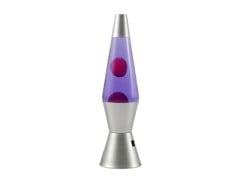 iTotal - Spaceship LED Lava Lamp with Silver Base - Purple (XL3327)