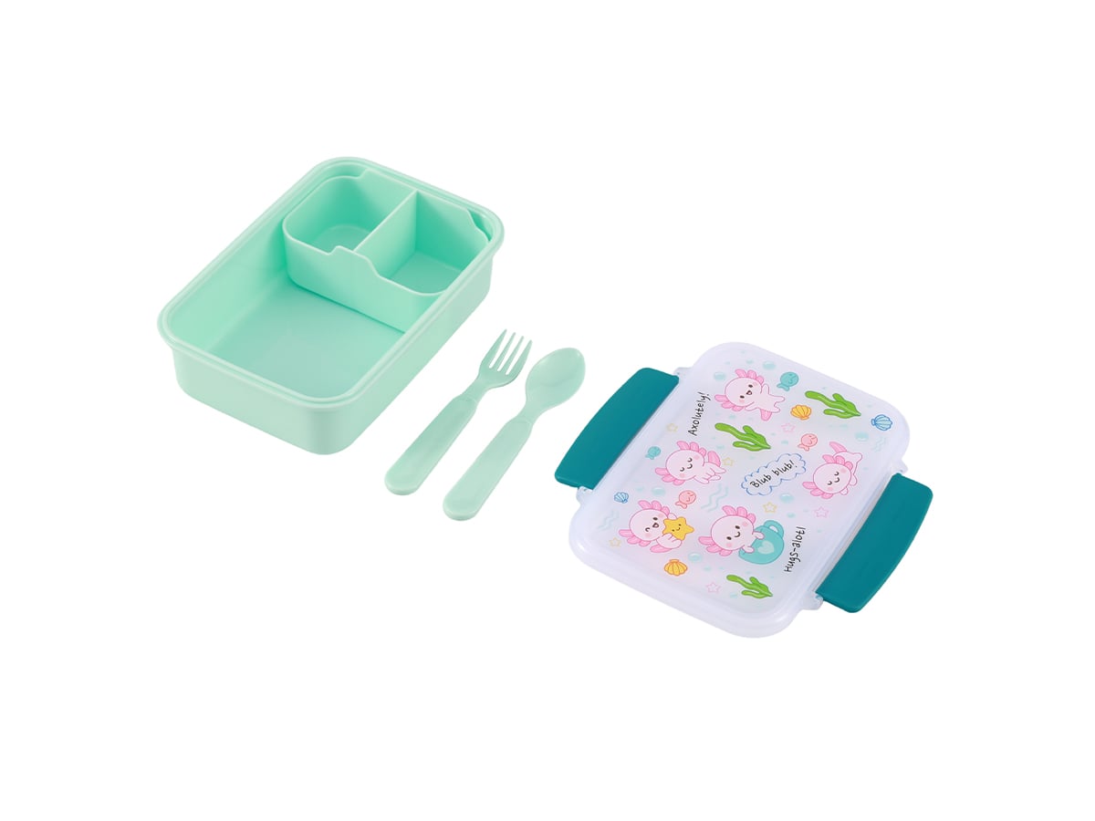 iTotal - Lunch Box with Cutlery - Axolutely (ID2029)