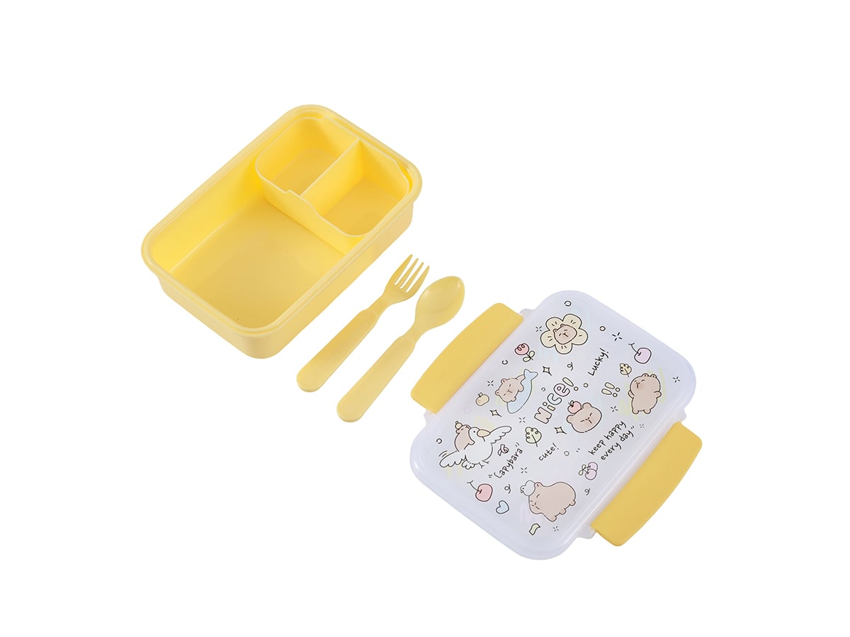 iTotal - Lunch Box with Cutlery - Capybara (ID2027)