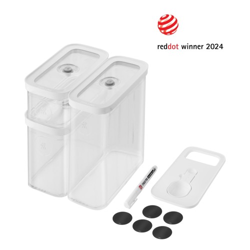 Zwilling - Fresh & Save CUBE Set - Transparent-White - M / 5-pcs