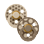 BIBS - Pacifier Studio Colour 2 PACK Polka Mix Latex - Vanilla/Dark Oak - Size 1