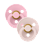 BIBS - Pacifier Colour 2 PACK - Petal/Baby Pink - Size 2
