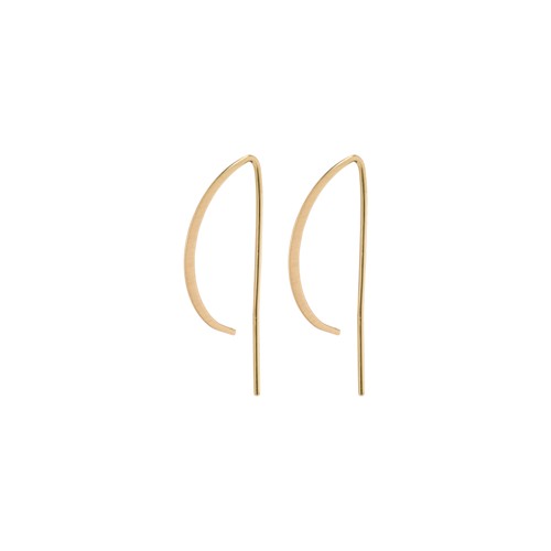 PILGRIM - Peony Earrings - Gold-Plated - Length 30 mm