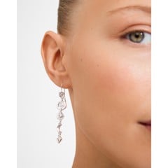 PILGRIM - MISHA Earrings - Silver-Plated - 60 mm
