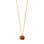 PILGRIM - NOW Necklace - Gold-Plated/Red - 90 cm